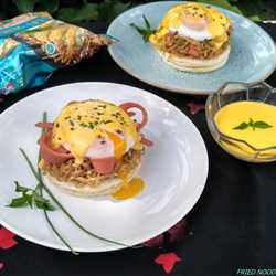  FRIED NOODLES - EGG BENEDICT